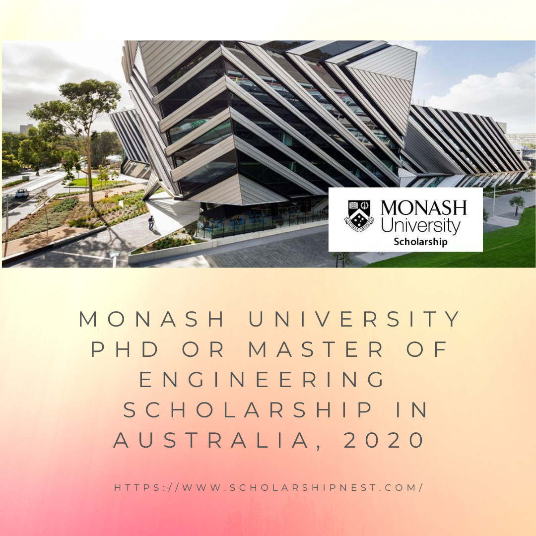 phd scholarship monash